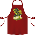 Downhill Mountain Biking My Thrill Cycling Cotton Apron 100% Organic Maroon