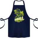 Downhill Mountain Biking My Thrill Cycling Cotton Apron 100% Organic Navy Blue