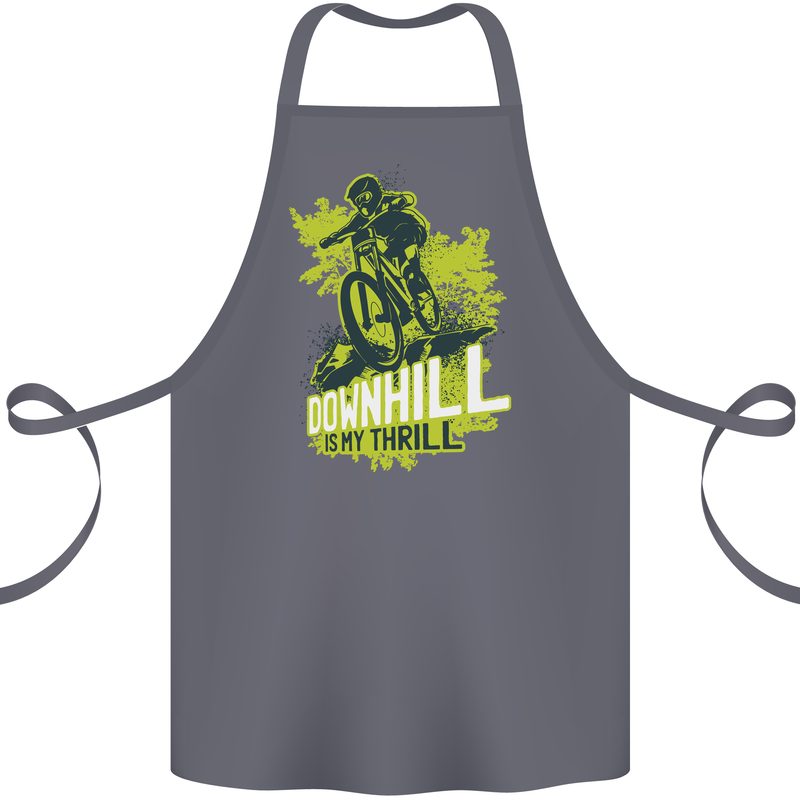 Downhill Mountain Biking My Thrill Cycling Cotton Apron 100% Organic Steel