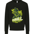Downhill Mountain Biking My Thrill Cycling Kids Sweatshirt Jumper Black