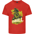 Downhill Mountain Biking My Thrill Cycling Kids T-Shirt Childrens Red