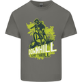 Downhill Mountain Biking My Thrill Cycling Mens Cotton T-Shirt Tee Top Charcoal