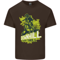 Downhill Mountain Biking My Thrill Cycling Mens Cotton T-Shirt Tee Top Dark Chocolate