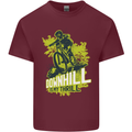 Downhill Mountain Biking My Thrill Cycling Mens Cotton T-Shirt Tee Top Maroon