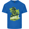 Downhill Mountain Biking My Thrill Cycling Mens Cotton T-Shirt Tee Top Royal Blue