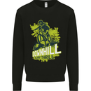 Downhill Mountain Biking My Thrill Cycling Mens Sweatshirt Jumper Black