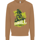 Downhill Mountain Biking My Thrill Cycling Mens Sweatshirt Jumper Caramel Latte