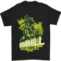 Downhill Mountain Biking My Thrill Cycling Mens T-Shirt Cotton Gildan Black