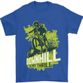Downhill Mountain Biking My Thrill Cycling Mens T-Shirt Cotton Gildan Royal Blue