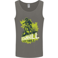 Downhill Mountain Biking My Thrill Cycling Mens Vest Tank Top Charcoal