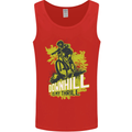 Downhill Mountain Biking My Thrill Cycling Mens Vest Tank Top Red