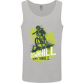 Downhill Mountain Biking My Thrill Cycling Mens Vest Tank Top Sports Grey