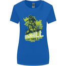 Downhill Mountain Biking My Thrill Cycling Womens Wider Cut T-Shirt Royal Blue