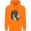 Dragon Dice RPG Role Playing Games Fantasy Childrens Kids Hoodie Orange