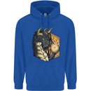 Dragon Dice RPG Role Playing Games Fantasy Childrens Kids Hoodie Royal Blue