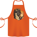 Dragon Dice RPG Role Playing Games Fantasy Cotton Apron 100% Organic Orange