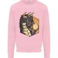 Dragon Dice RPG Role Playing Games Fantasy Kids Sweatshirt Jumper Light Pink