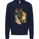 Dragon Dice RPG Role Playing Games Fantasy Kids Sweatshirt Jumper Navy Blue