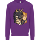 Dragon Dice RPG Role Playing Games Fantasy Kids Sweatshirt Jumper Purple