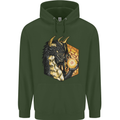 Dragon Dice RPG Role Playing Games Fantasy Mens 80% Cotton Hoodie Forest Green