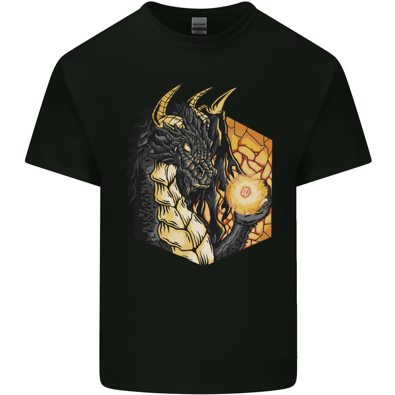 Dragon Dice RPG Role Playing Games Fantasy Mens Cotton T-Shirt Tee Top Black