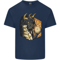 Dragon Dice RPG Role Playing Games Fantasy Mens Cotton T-Shirt Tee Top Navy Blue