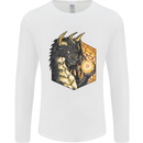 Dragon Dice RPG Role Playing Games Fantasy Mens Long Sleeve T-Shirt White