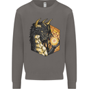 Dragon Dice RPG Role Playing Games Fantasy Mens Sweatshirt Jumper Charcoal