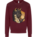 Dragon Dice RPG Role Playing Games Fantasy Mens Sweatshirt Jumper Maroon