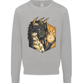 Dragon Dice RPG Role Playing Games Fantasy Mens Sweatshirt Jumper Sports Grey