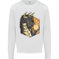 Dragon Dice RPG Role Playing Games Fantasy Mens Sweatshirt Jumper White