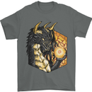 Dragon Dice RPG Role Playing Games Fantasy Mens T-Shirt Cotton Gildan Charcoal
