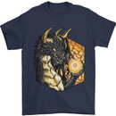 Dragon Dice RPG Role Playing Games Fantasy Mens T-Shirt Cotton Gildan Navy Blue