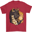Dragon Dice RPG Role Playing Games Fantasy Mens T-Shirt Cotton Gildan Red