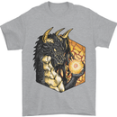 Dragon Dice RPG Role Playing Games Fantasy Mens T-Shirt Cotton Gildan Sports Grey