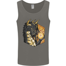 Dragon Dice RPG Role Playing Games Fantasy Mens Vest Tank Top Charcoal