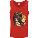 Dragon Dice RPG Role Playing Games Fantasy Mens Vest Tank Top Red