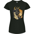 Dragon Dice RPG Role Playing Games Fantasy Womens Petite Cut T-Shirt Black