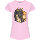 Dragon Dice RPG Role Playing Games Fantasy Womens Petite Cut T-Shirt Light Pink