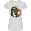 Dragon Dice RPG Role Playing Games Fantasy Womens Petite Cut T-Shirt White