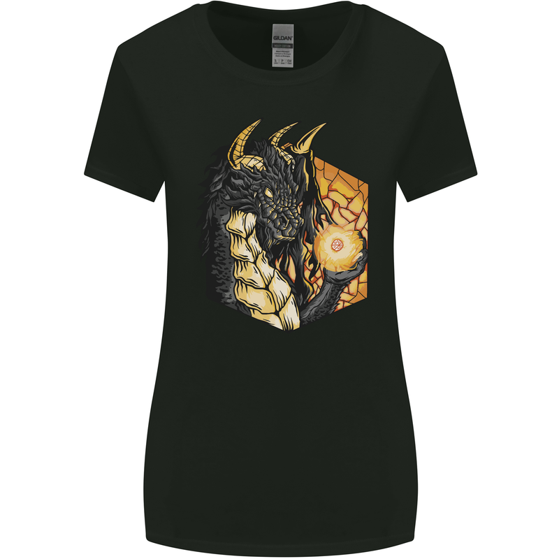 Dragon Dice RPG Role Playing Games Fantasy Womens Wider Cut T-Shirt Black