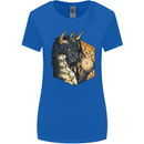 Dragon Dice RPG Role Playing Games Fantasy Womens Wider Cut T-Shirt Royal Blue