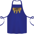 Dragon Joypad Joystick Video Games Console Cotton Apron 100% Organic Royal Blue