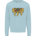 Dragon Joypad Joystick Video Games Console Kids Sweatshirt Jumper Light Blue