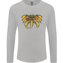 Dragon Joypad Joystick Video Games Console Mens Long Sleeve T-Shirt Sports Grey