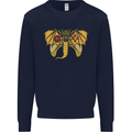 Dragon Joypad Joystick Video Games Console Mens Sweatshirt Jumper Navy Blue