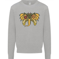 Dragon Joypad Joystick Video Games Console Mens Sweatshirt Jumper Sports Grey