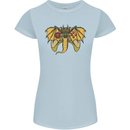 Dragon Joypad Joystick Video Games Console Womens Petite Cut T-Shirt Light Blue