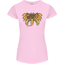 Dragon Joypad Joystick Video Games Console Womens Petite Cut T-Shirt Light Pink