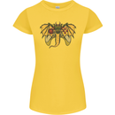 Dragon Joypad Joystick Video Games Console Womens Petite Cut T-Shirt Yellow
